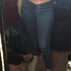 hollister low rise jeggings